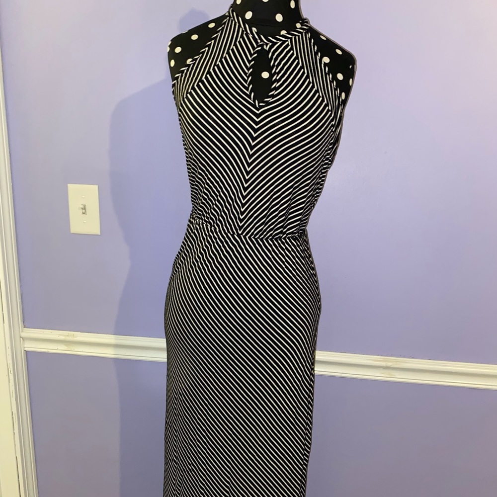 Striped maxi dress